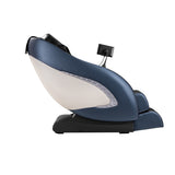 Sakura Classic 305 Massage Chair Blue - close-up of the upholstery and adjustment details