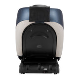 Sakura Classic 305 Massage Chair Blue - close-up of the upholstery and adjustment details