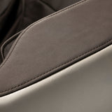 Sakura Comfort Plus 806 Massage Chair Brown - close-up of the upholstery and construction details