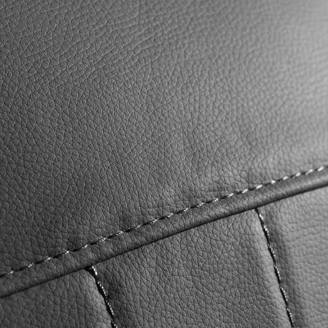 Sakura Comfort Plus 806 Massage Chair Grey - close-up of the upholstery and construction details