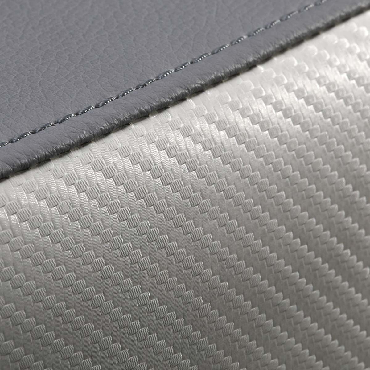 Sakura Comfort Plus 806 Massage Chair Grey - close-up of the upholstery and construction details