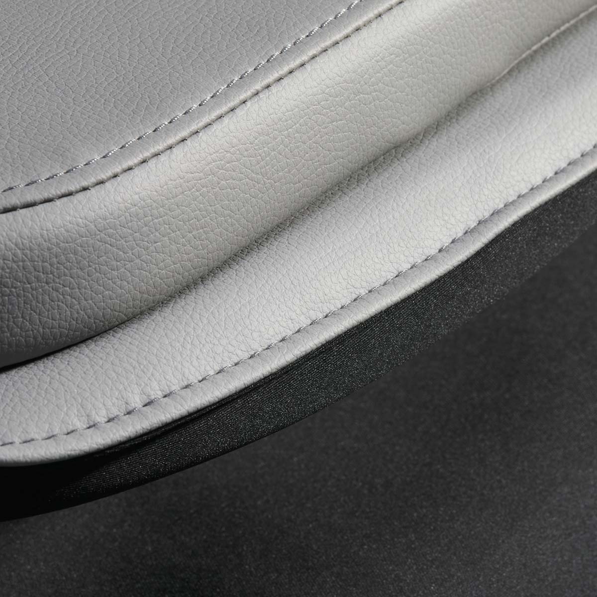 Sakura Comfort Plus 806 Massage Chair Grey - close-up of the upholstery and construction details