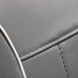 Sakura Comfort Plus 806 Massage Chair Grey - close-up of the upholstery and construction details