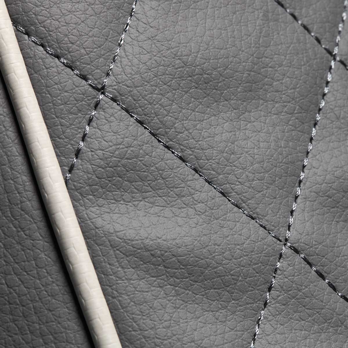 Sakura Comfort Plus 806 Massage Chair Grey - close-up of the upholstery and construction details