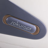 Sakura Comfort Plus 806 Massage Chair Grey - close-up of the upholstery and construction details