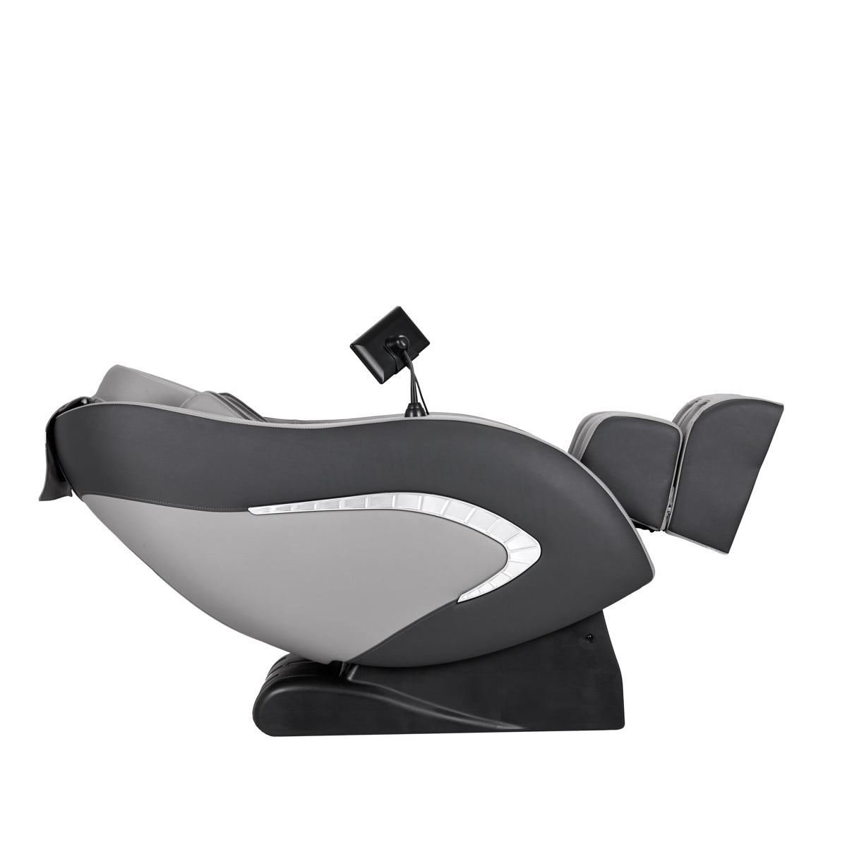 Sakura Massage Chair Classic 305 Grey - close-up of the upholstery and adjustment details
