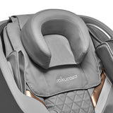 Sakura Massage Chair Classic 305 Grey - close-up of the upholstery and construction details