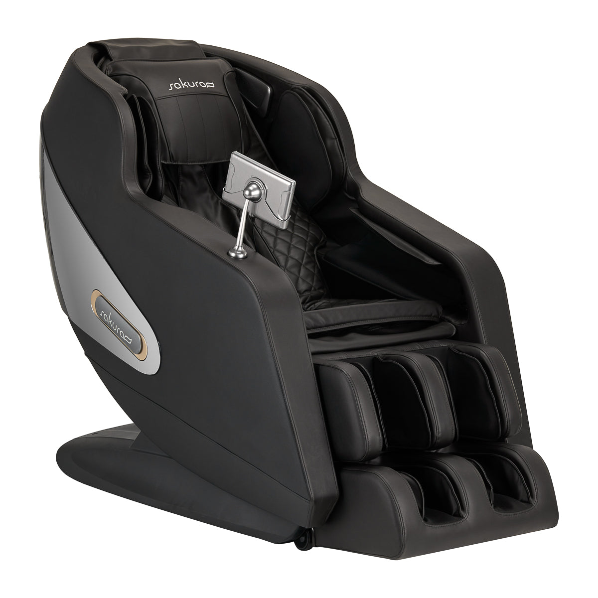 Sakura Massage Chair Comfort Plus 806 Black - full product view at an angle on a white background