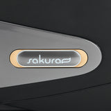 Sakura Massage Chair Comfort Plus 806 Black - close-up of the upholstery and construction details
