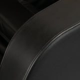 Sakura Massage Chair Comfort Plus 806 Black - close-up of the upholstery and construction details