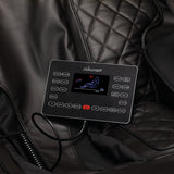 Sakura Massage Chair Comfort Plus 806 Black - close-up of the upholstery and construction details