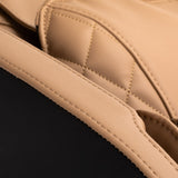 Sakura Massage Chair Standard 801 Brown - close-up of the upholstery and construction details