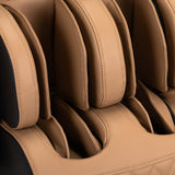 Sakura Massage Chair Standard 801 Brown - close-up of the upholstery and construction details