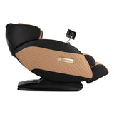 Sakura Massage Chair Standard 801 Brown - close-up of the upholstery and adjustment details