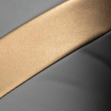 Sakura Standard 801 Massage Chair Grey - close-up of the upholstery and construction details