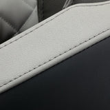 Sakura Standard 801 Massage Chair Grey - close-up of the upholstery and construction details