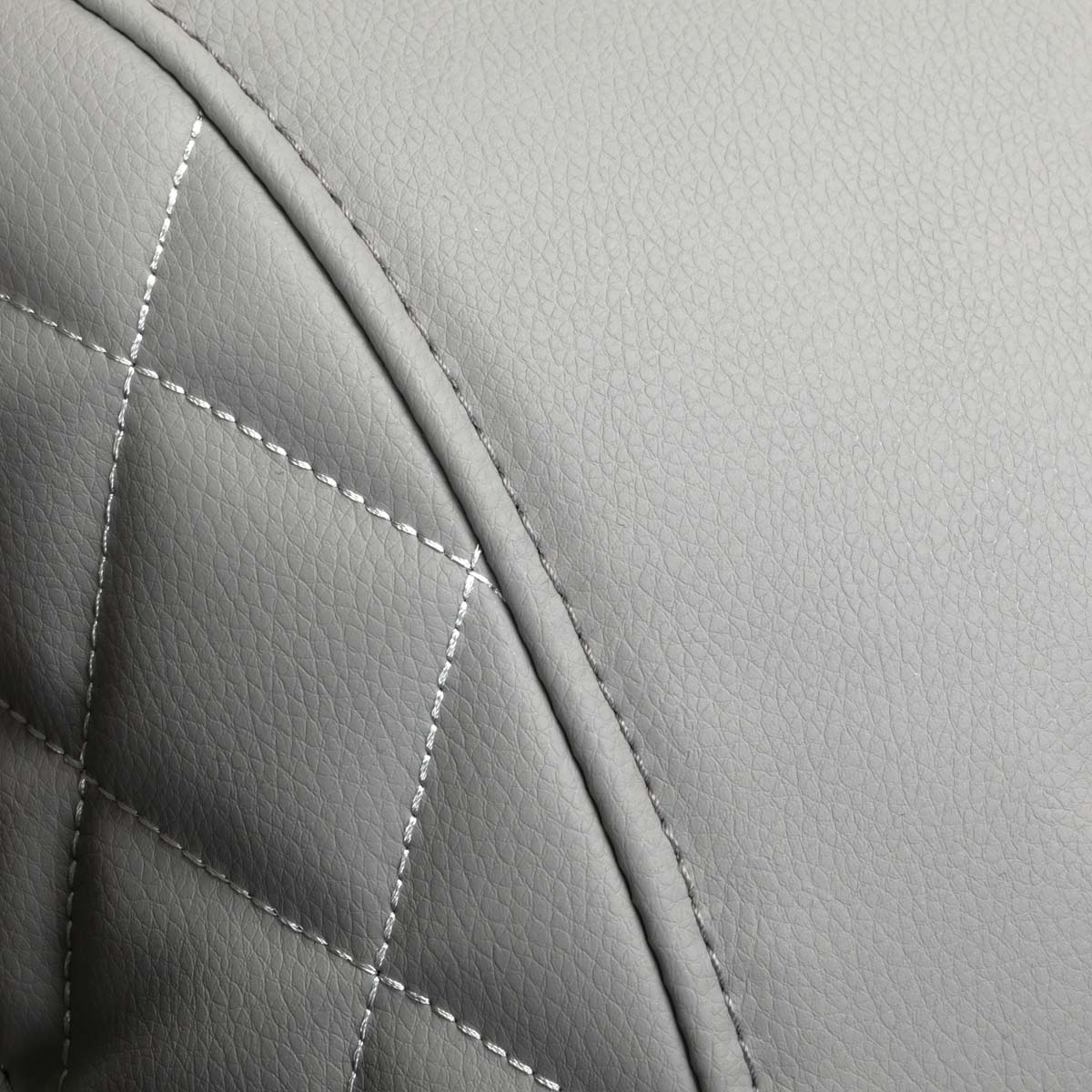 Sakura Standard 801 Massage Chair Grey - close-up of the upholstery and construction details