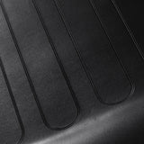 Sillon 210 Hydraulic Pedicure Bed With Rocking Function & Split Footrest Black - close-up of the upholstery and construction details