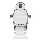 Sillon Classic 2-Motor Electric Pedicure Bed Grey - close-up of the upholstery and adjustment details
