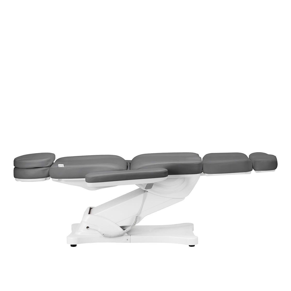 Sillon Classic 3-Motor Electric Beauty Bed Grey - full product view on a white background