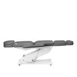 Sillon Classic 3-Motor Electric Beauty Bed Grey - full product view on a white background