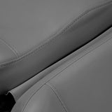 Sillon Classic 3-Motor Electric Beauty Bed Grey - close-up of the upholstery and construction details