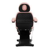 Sillon Classic 3-Motor Electric Beauty Bed Pink - back view