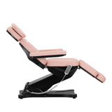 Sillon Classic 3-Motor Electric Beauty Bed Pink - full product view on a white background