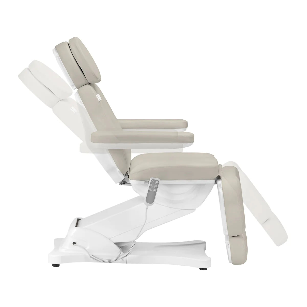 Sillon Classic 3-Motor Electric Beauty Bed Sea Salt - full product view on a white background