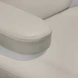 Sillon Classic 3-Motor Electric Beauty Bed Sea Salt - close-up of the upholstery and construction details