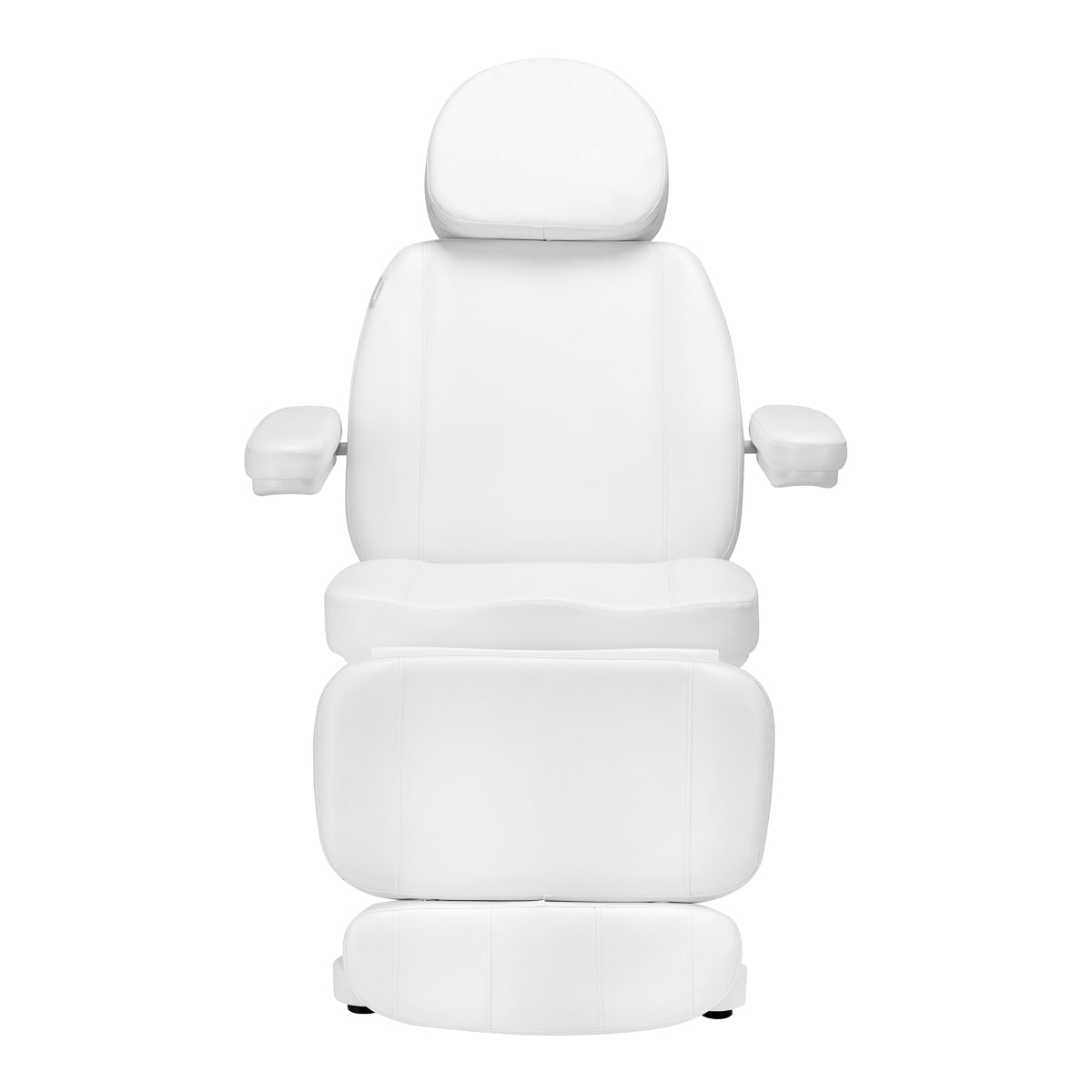 Sillon Classic 3-Motor Electric Beauty Bed White - full product view on a white background