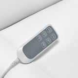 Sillon Classic 3-Motor Electric Beauty Bed White - displayed in a professional treatment-room setting