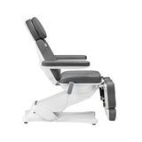 Sillon Classic 3-Motor Electric Pedicure Bed With Cradle Grey - full product view on a white background
