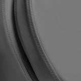Sillon Classic 3-Motor Electric Pedicure Bed With Cradle Grey - close-up of the upholstery and construction details