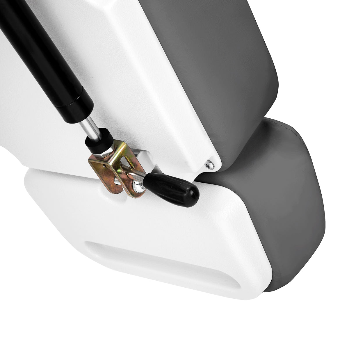 Sillon Classic 3-Motor Electric Pedicure Bed With Cradle Grey - displayed in a professional treatment-room setting
