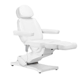 Sillon Classic 4-Motor Electric Beauty Bed With Cradle White - full product view on a white background