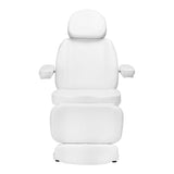 Sillon Classic 4-Motor Electric Beauty Bed With Cradle White - full product view on a white background