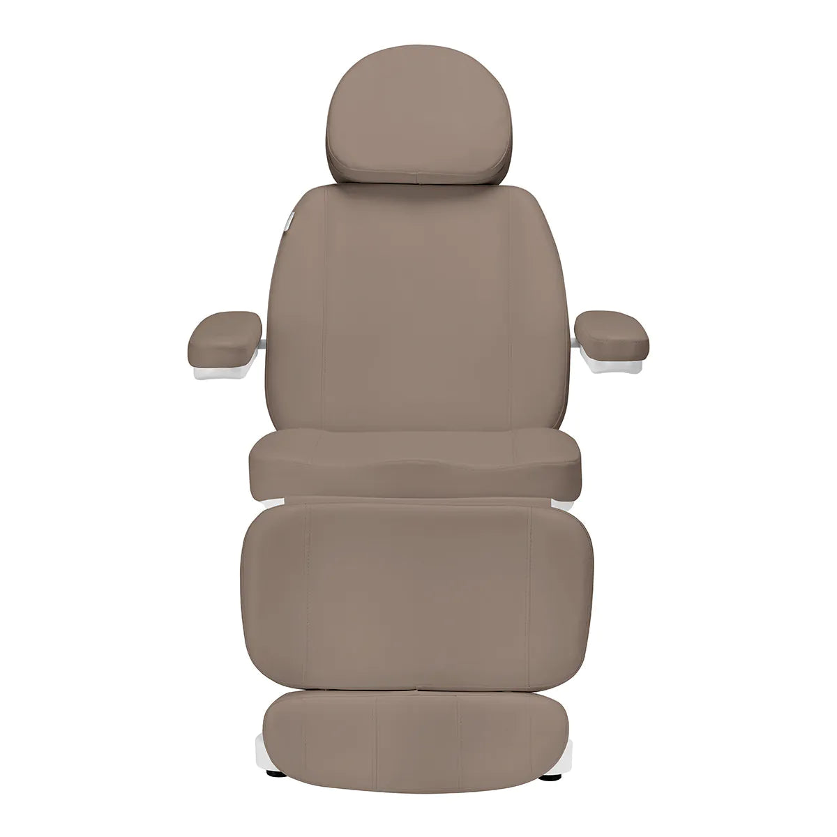 Sillon Classic Modern 3-Motor Electric Beauty Bed Brown - full product view on a white background