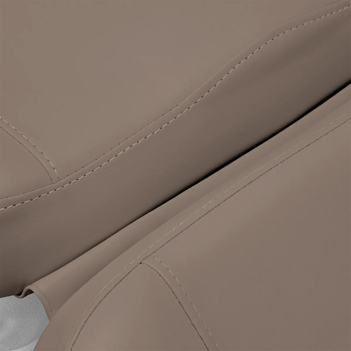 Sillon Classic Modern 3-Motor Electric Beauty Bed Brown - close-up of the upholstery and construction details