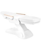 Sillon Lux 273B 3-Motor Electric Beauty Bed & 304 Stool Set White - coordinated furniture pieces arranged on a white background