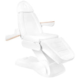 Sillon Lux 273B 3-Motor Electric Beauty Bed & 304 Stool Set White - coordinated furniture pieces arranged on a white background