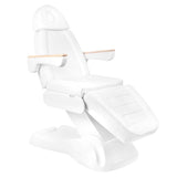 Sillon Lux 273B 3-Motor Electric Beauty Bed & 304 Stool Set White - coordinated furniture pieces arranged on a white background