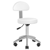 Sillon Lux 273B 3-Motor Electric Beauty Bed & 304 Stool Set White - coordinated furniture pieces arranged on a white background