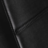 Sillon Lux 273B 3-Motor Electric Beauty Bed Black - close-up of the upholstery and construction details