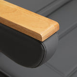 Sillon Lux 273B 3-Motor Electric Beauty Bed Grey - close-up of the upholstery and construction details