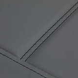 Sillon Lux 273B 3-Motor Electric Beauty Bed Grey With White Base - close-up of the upholstery and construction details