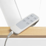 Sillon Lux 273B 3-Motor Electric Beauty Bed White - full product view on a white background