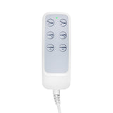 Sillon Lux 273B 3-Motor Electric Beauty Bed White - full product view on a white background