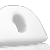 Sillon Lux 273B 3-Motor Electric Beauty Bed White - full product view on a white background