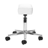 Sillon Mobile Pedicure Footstool White - full product view on a white background
